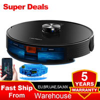 Robot Vacuum Cleaner Liectroux/Lilin X6, LDS Lidar Laser System,6500Pa,Multi-Floor Maps,Y Shape Wet Mop,Multilingual Voice