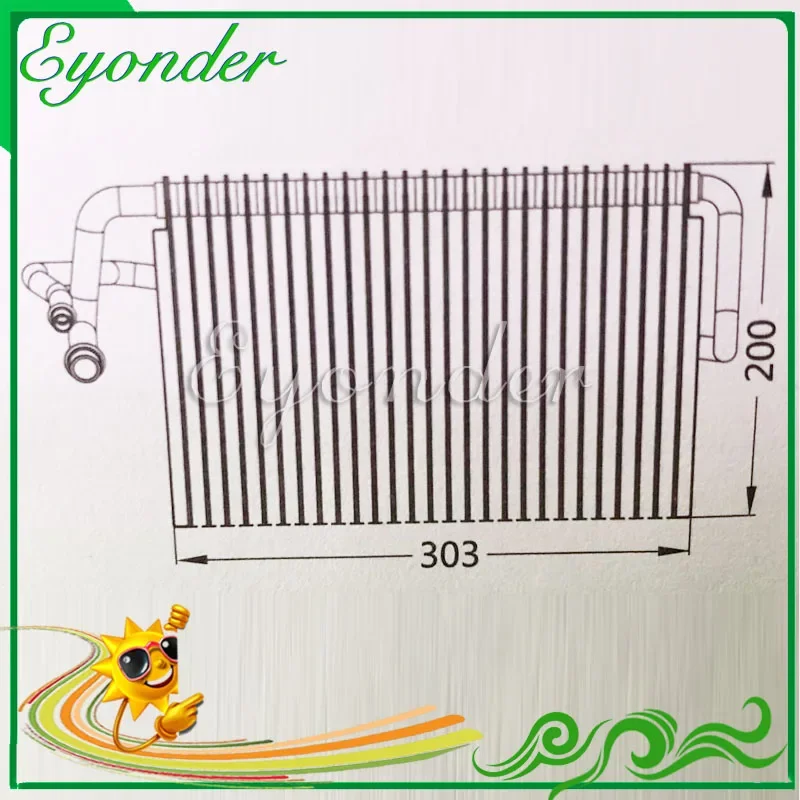 

LHD RHD AC A/C Evaporator COOLING COIL Core for MERCEDES-BENZ W211 S211 E240 E220 E270 E200 E320 E280 2118300158 2118300758