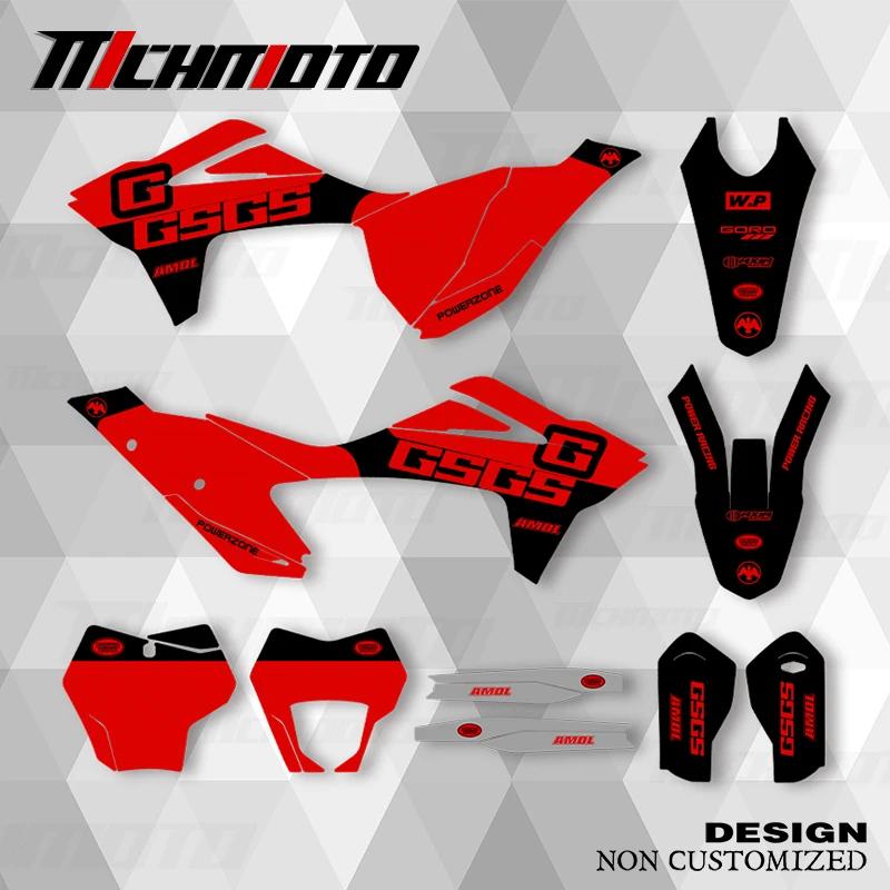 

MCHMFG новый стиль графические наклейки наборы наклеек для GASGAS MC 2021 2022 2023 EC