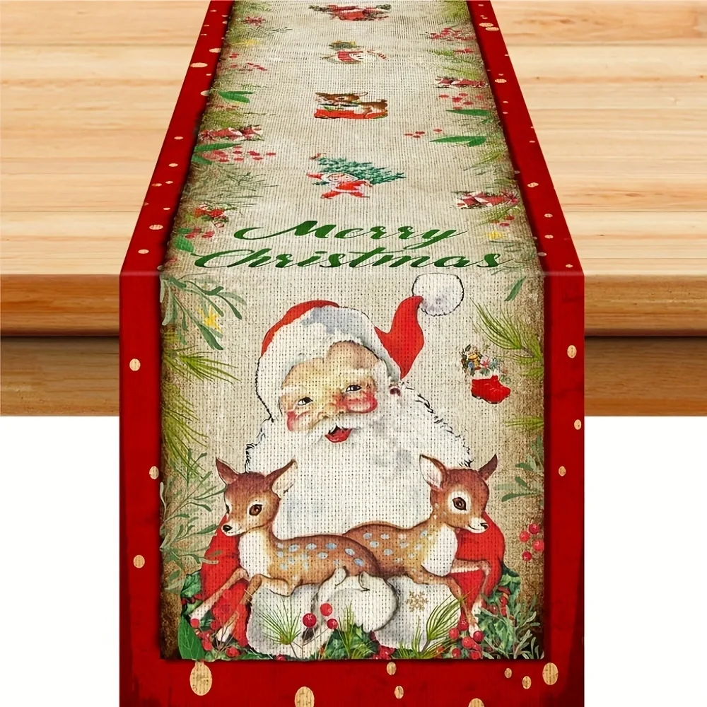 Vintage Christmas Table Runner - Christmas Table Runner ulasan dan harga