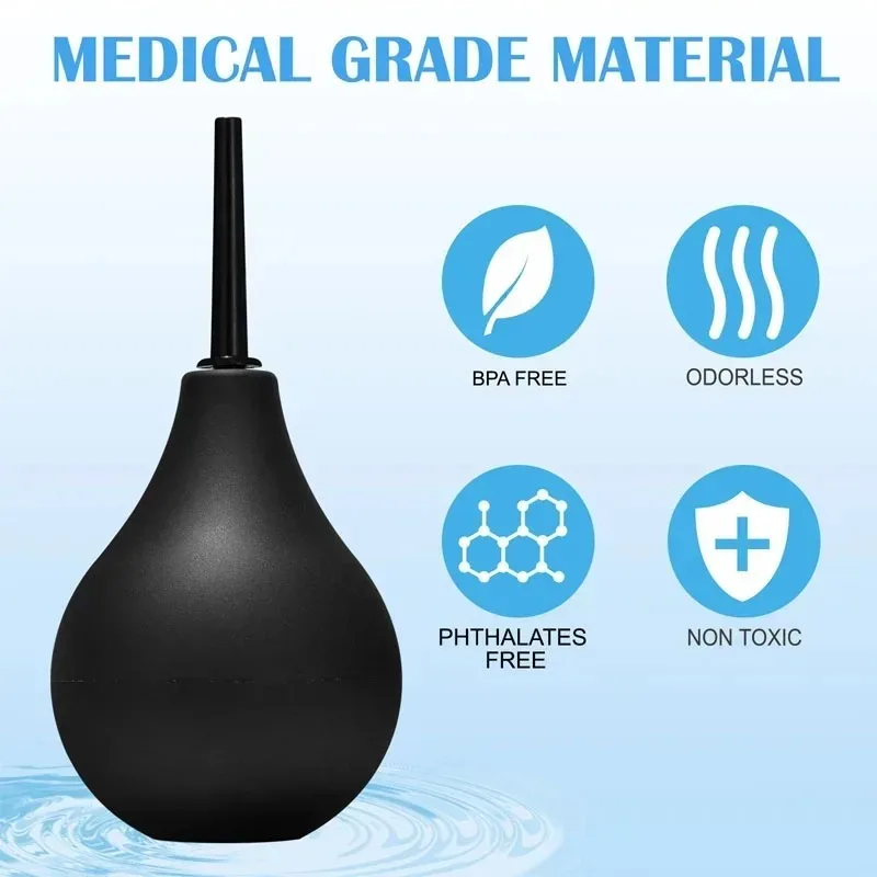관장약 항문 세척 볼 스타일 장 세척 포스트, 성교 관장약 도구, 남성 및 여성 청소 장비, 항문 청소 장치