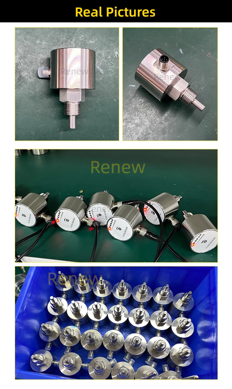 Stainless Steel Flow Switch Thermal Conductivity Water Oil Explosion-proof Electronic Plug-in Fire Protection Use Flow Sensor