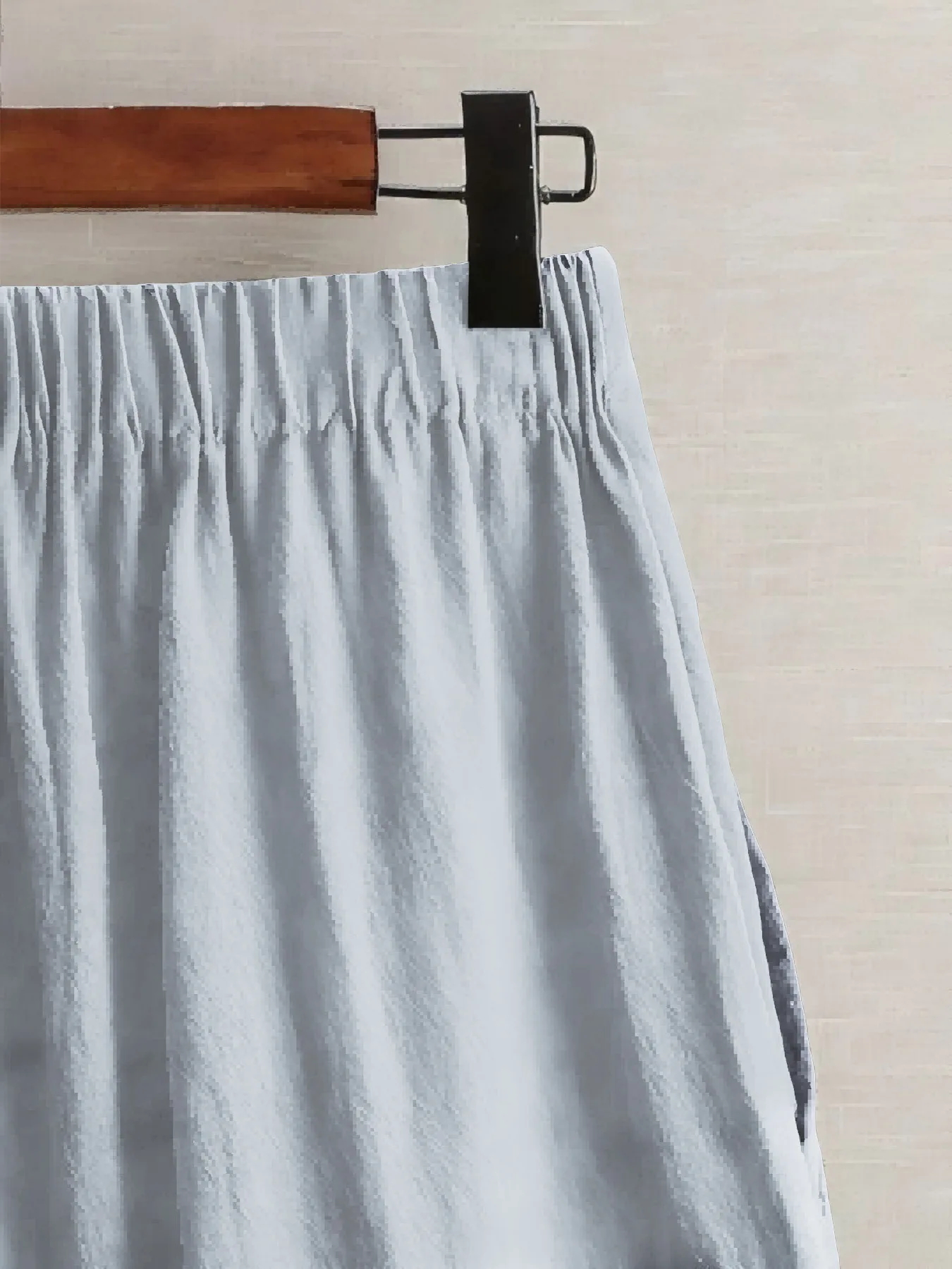 Sommerliche, leichte Damenhose mit fünf Taschen, weite, bequeme, gerade geschnittene Damenhose mit hoher Taille, modische Sport- und Freizeithose für den Außenbereich. – Detail 19