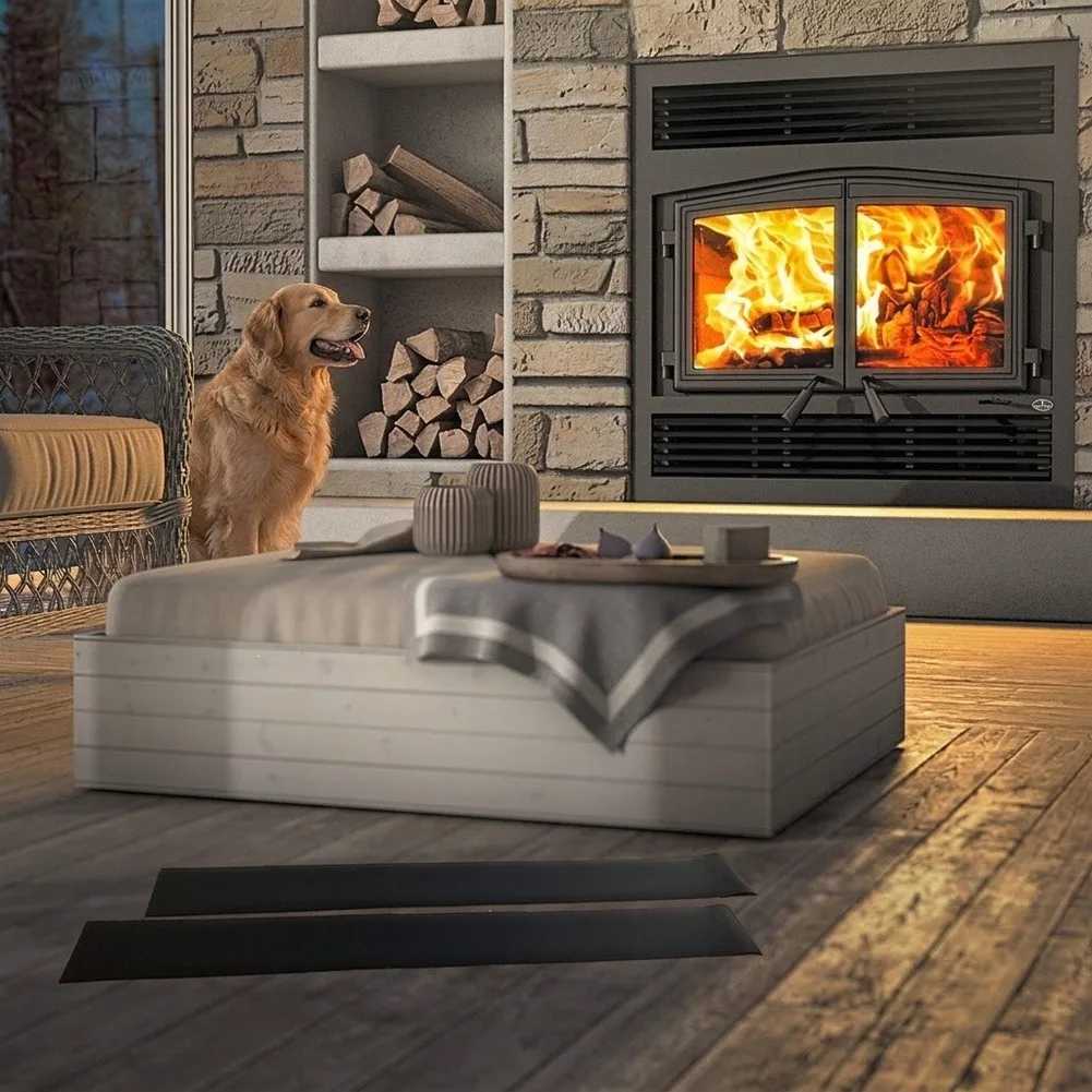 Fireplace Magnetic Screen That Supports Thermal Efficiency by Limiting Uncontrolled Air Movement Through Chimneys