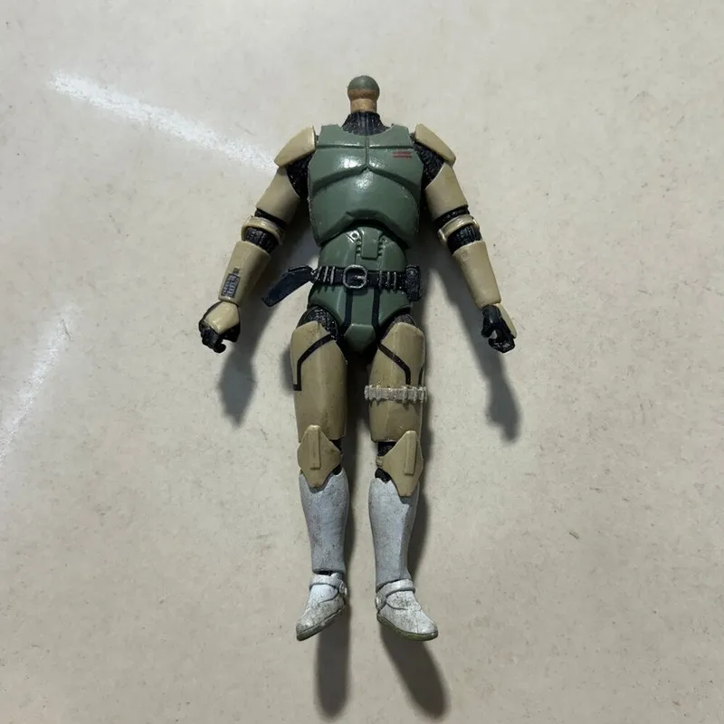 В наличии: 3,75-дюймовая (1/18) фигурка солдата-клонов Star Wars, белая, подвижная, для самостоятельной модификации, аксессуары для сборки.