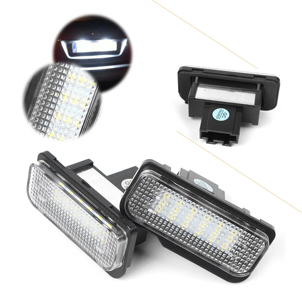 2PCS Car LED License Plate Number Light Lamp for Benz C-Class W203 /E-Class W211 S211 /CLS-Class W219 /SLK-Class R171