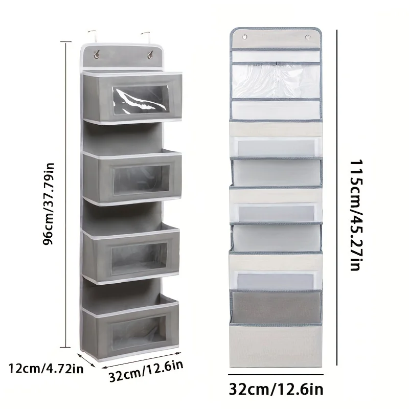 1pc wall mounted underwear storage box Wholesale crib children's toys hanging bag Doll hair accessories behind the door storage