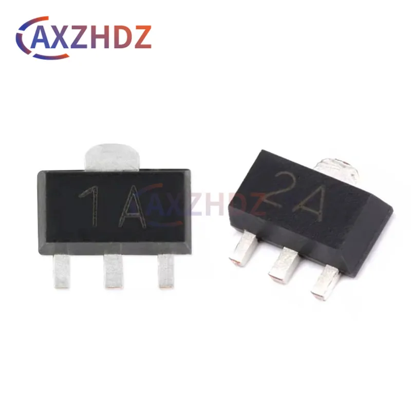

50PCS PXT3904 NPN & PXT3906 PNP SOT-89 Transistor Pair 1A/2A 40V 200mA Compatible with MMBT3904/MMBT3906 & 2N3904/2N3906
