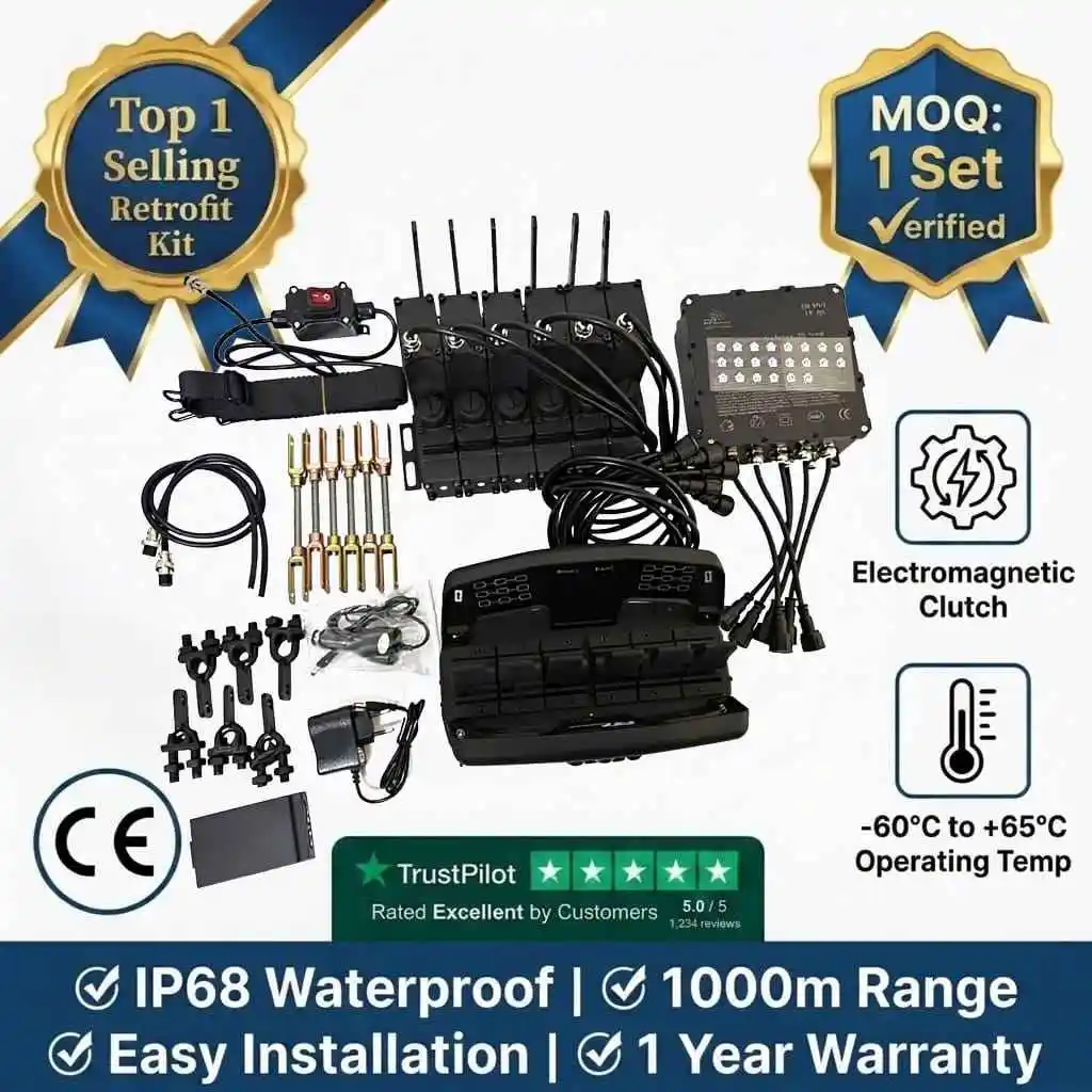 6-Channel Universal Hydraulic Crane Controller for Various Types of Hydraulic Machinery