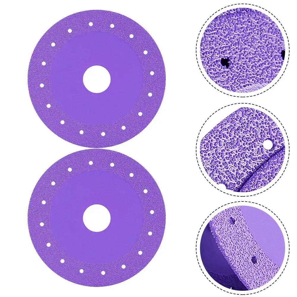 ガラス切断用大理石鋸刃,アングルグラインダーディスク,セラミック翡翠タイル,100mm, 2個