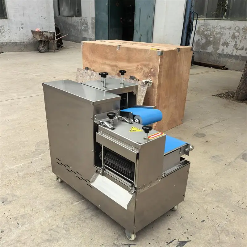 Custom made  Commercial Meat Cube Cutting Dicing Machine for Fresh Chicken Breast Pork Beef Fish-for Restaurants