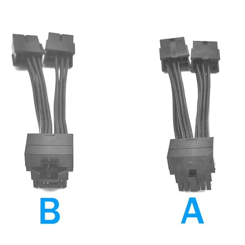 RTX4090 RTX4080 12VHPWR Power Supply Adapter Extension Cable 12+4 Graphics Card Cable 2X8pin Adapter Cable-WMAN