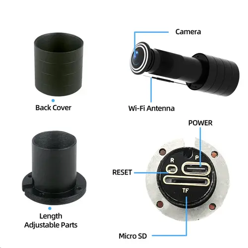 3MP HD 2.4G/5G WiFi Door Viewer Camera Video-Eye Peephole with Motion Detection & 2-Way Audio, Tuya Smart Life For Home Security - Image 5