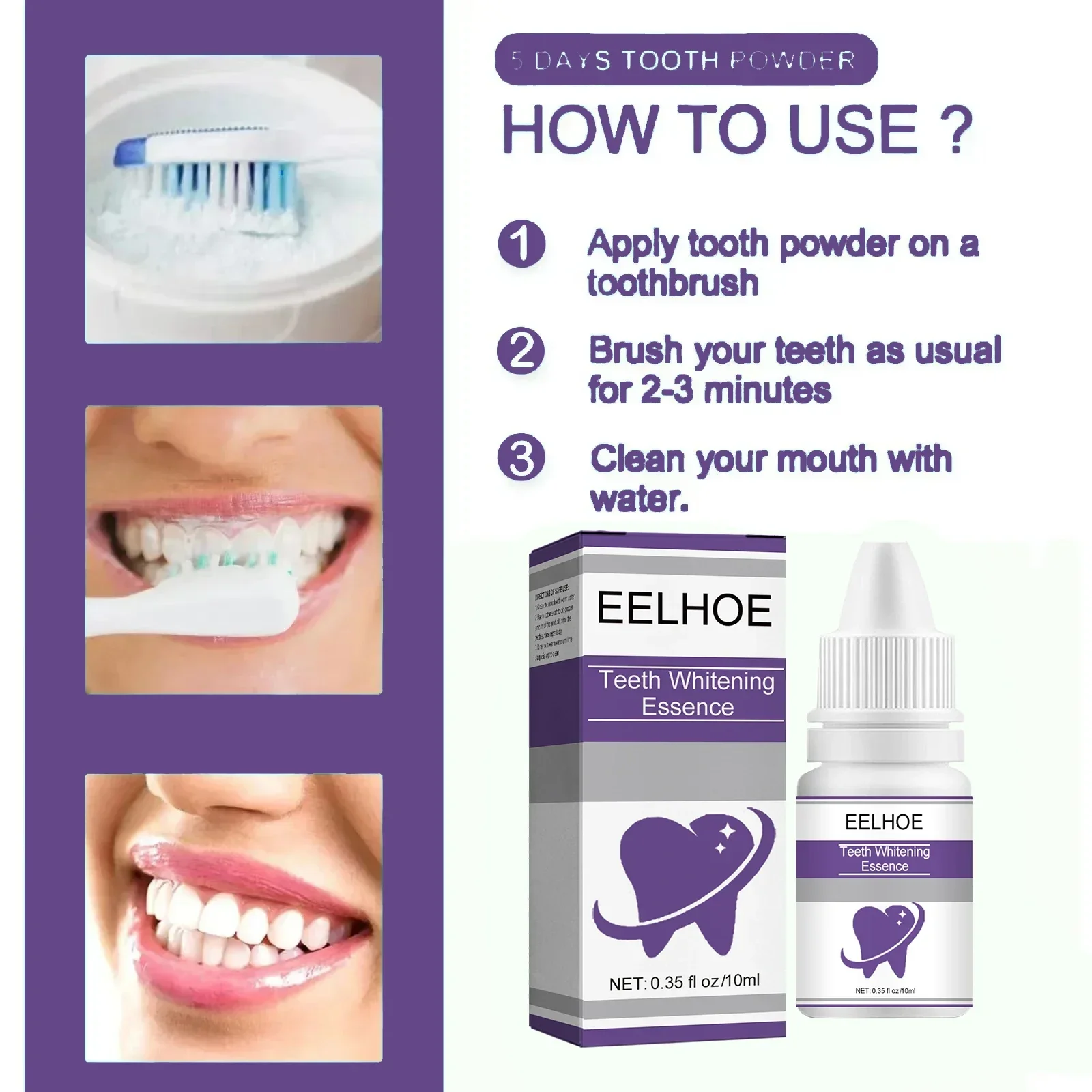 Cleaning Tooth Whitening Essence Effective Remove Plaque Serum Yellow Teeth Tooth Stains Removal Serum Fresh Breath Toothpaste