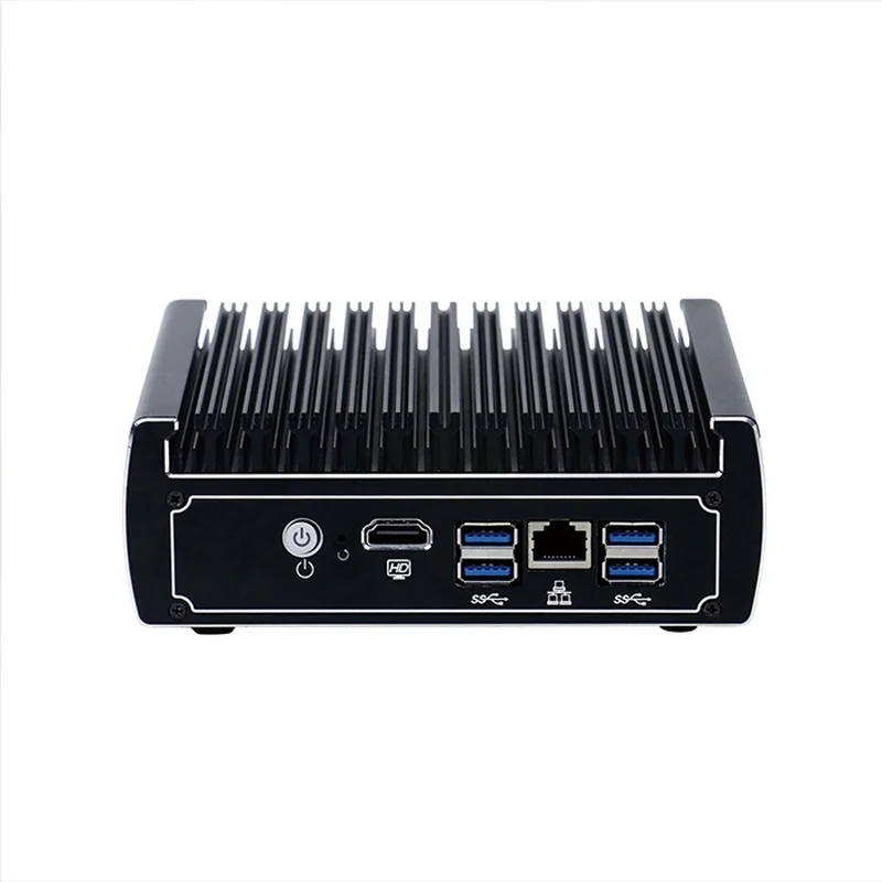 Support SIM Card insert External industrial box PC computer with 6*1000M LAN