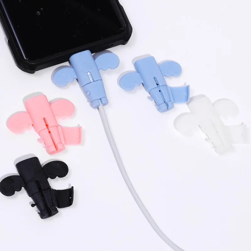 12/1Pcs Silicone Charger Cable Protector Cover for Iphone Samsung Xiaomi Phones Universal Charger Data Cable Anti-Break Winder