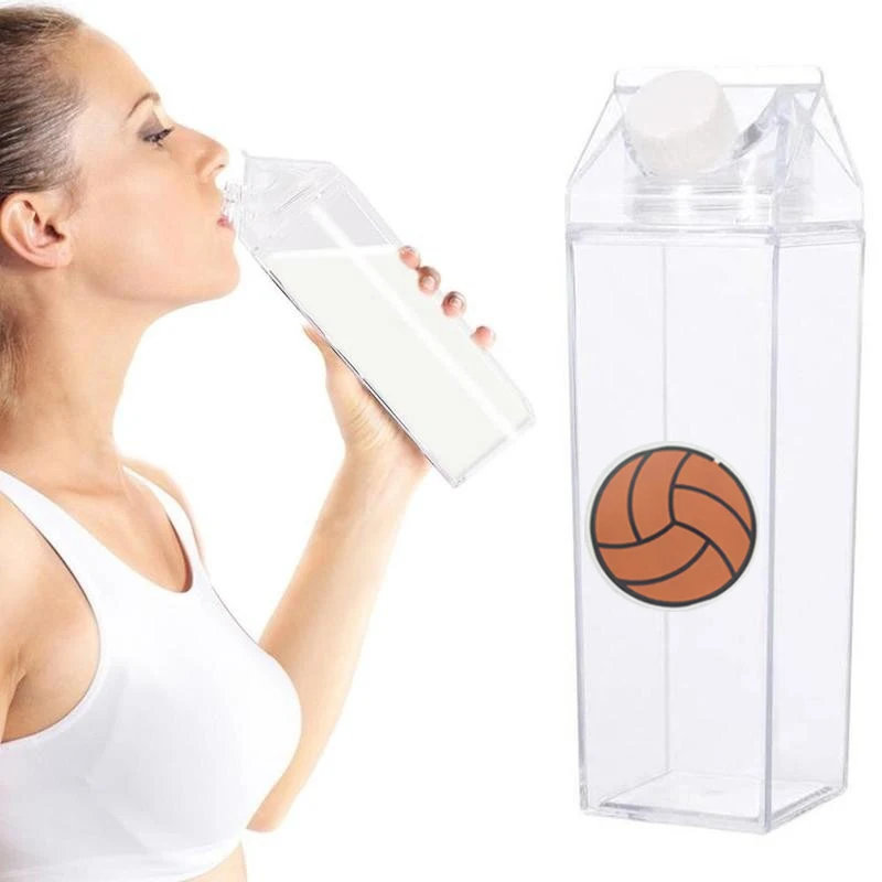 500ml man woman Water bottles cup female summer simple large-capacity portable male female students sports cute kettle bottle