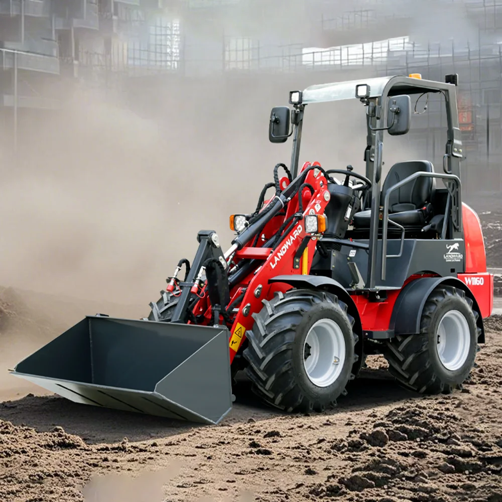 

High Quality Small 4WD Loader Wholesale Agricultural Use All Terrain High Horsepower Loader Articulated Diesel Loader Customized