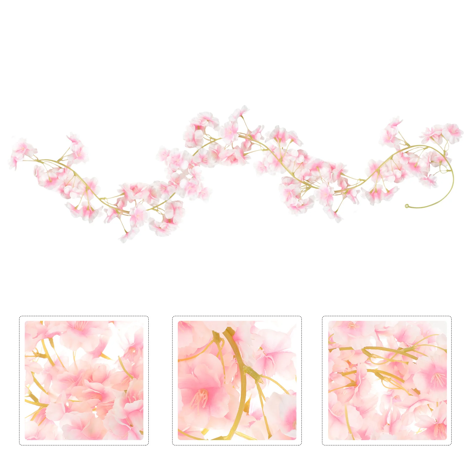 

Simulation Flower Rattan With Embellishment Home Decor For Party Wedding Festival Diy Gift Hanging Ornament