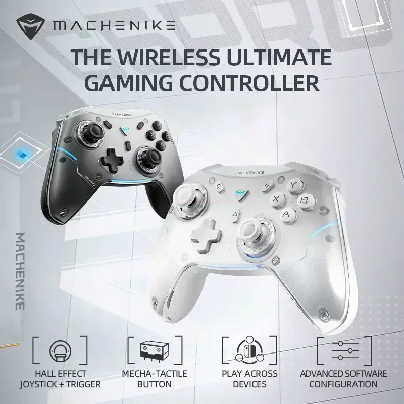 

NEW G5 Pro MAX Gaming Controller Three Mode Fps Wireless Gamepad Elite Hall Trigger Joystick For Nintendo Switch Pc Steam Gift