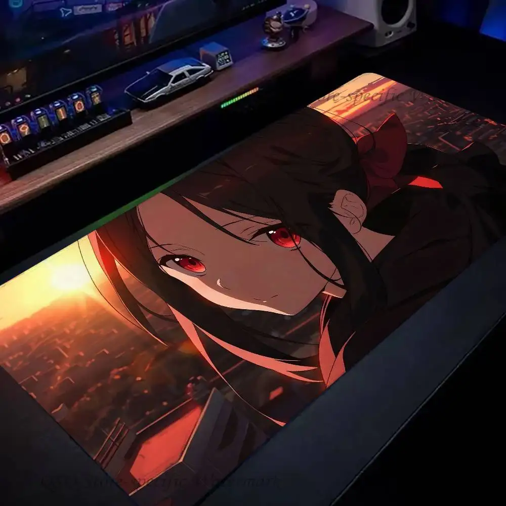 Shinomiya Kaguya anime Kaguya sama Love War Mousepad Non-slip Suitable For Office Computers Laptops E-sports Game Desk Mats XXL