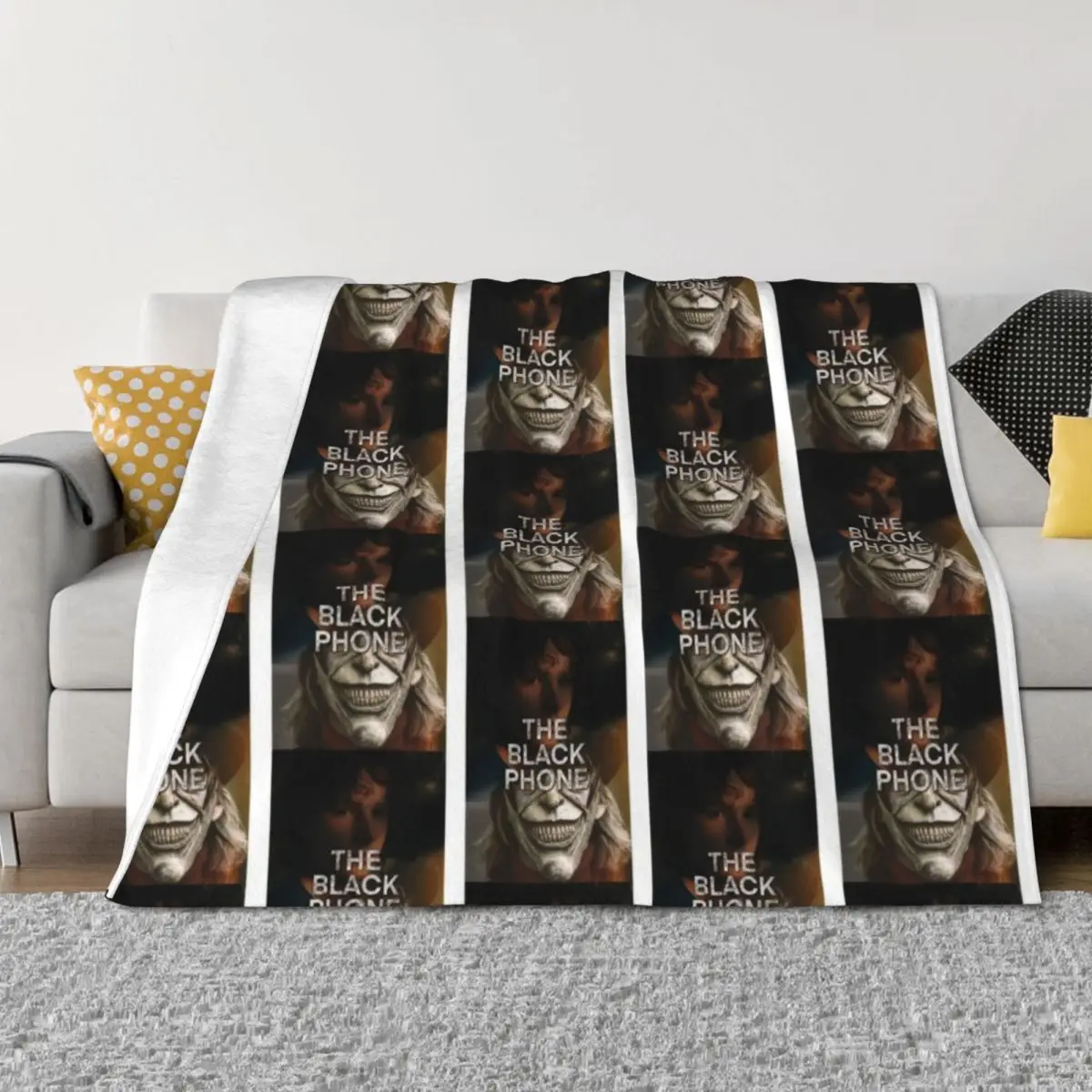 

The black phone poster Throw Blanket Kid'S Bed warm for winter Furrys Blankets