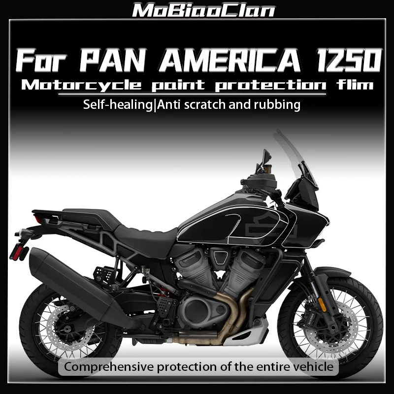 

Для Harley Pan America 1250ADV невидимая наклейка прозрачный корпус автомобиля краска для защиты поверхности пленка модификация аксессуары