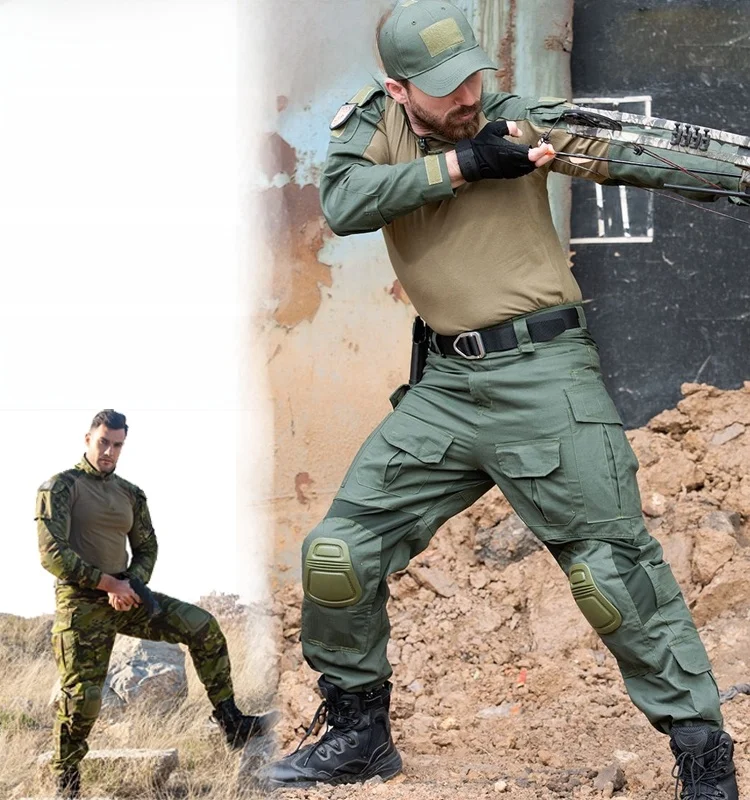 outdoor-tactical-field-kit-men's-multicam-all-terrain-rg-green-gray-domestic-fabric-gen3-frog-suit-g3-camouflage-uniform