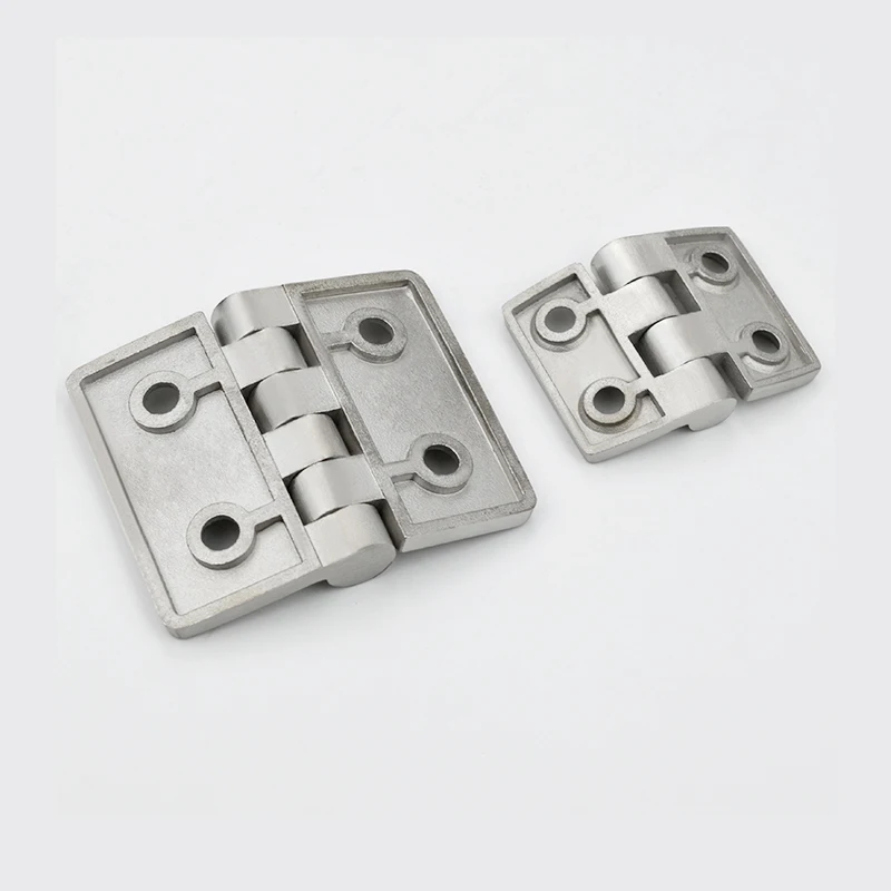 Hinge 304 Stainless Steel Precision Casting Hinge, Flat Opening Industrial Equipment Cabinet Equipment Thickening Hinge HL055