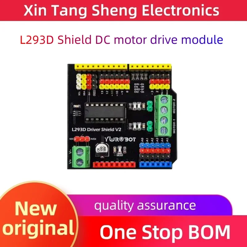 It is suitable for Arduino L293D Shield DC motor drive module intelligent car