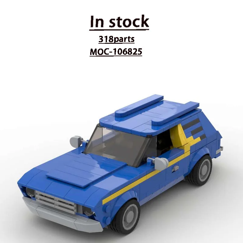 

MOC-106825 New Urban Sports Iconic Supercar Racing Building Block Model 318 Parts Creative Boys Children's Birthday Toy Gift