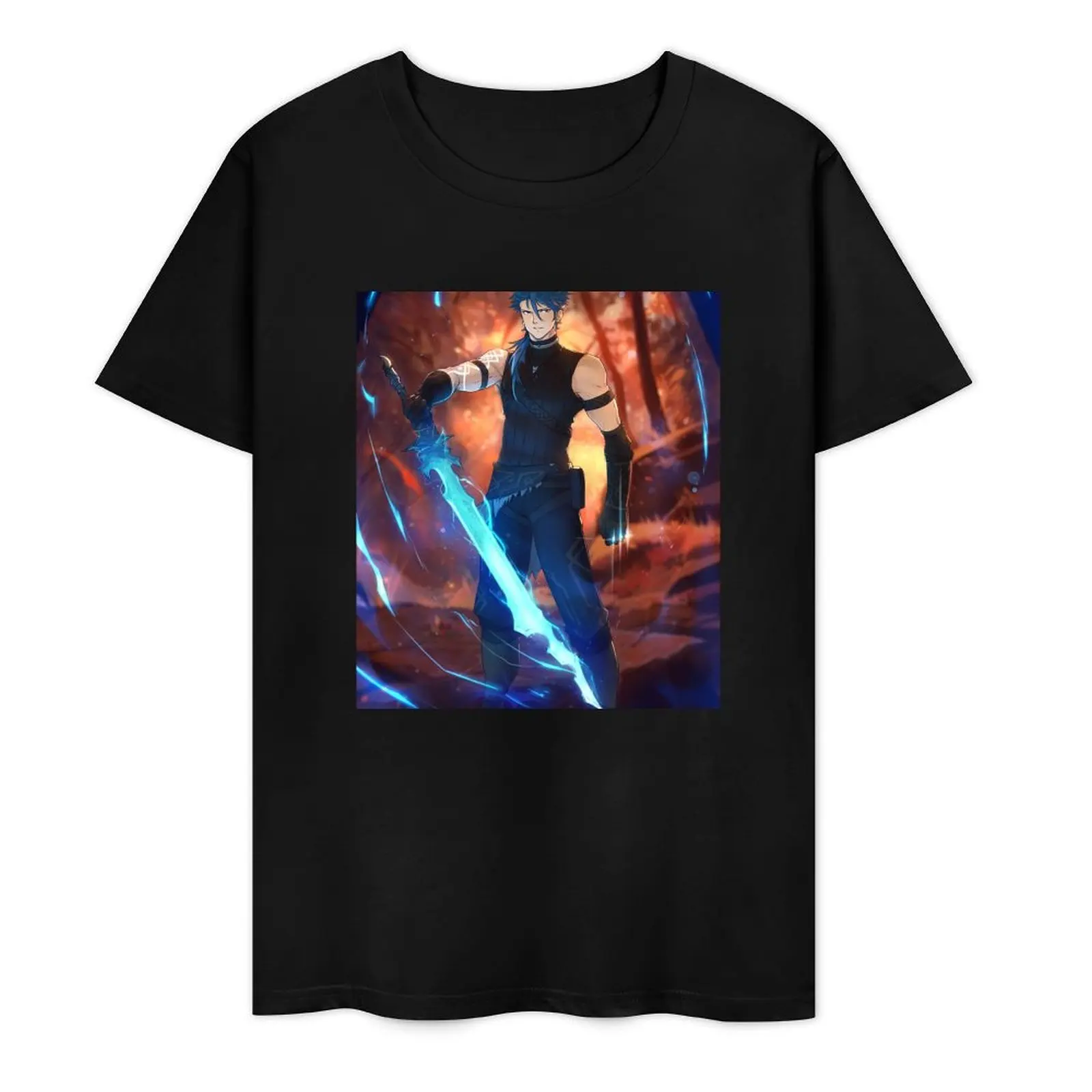 

Cú Chualainn (prototype) saber T-Shirt Aesthetic clothing plus size tops anime figures vintage mens champion t shirts