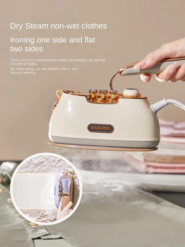Hand-held Hanging Ironing Machine Household Disinfection Steam Iron for Clothes Portable Foldable Ironing Clothes Electric Iron