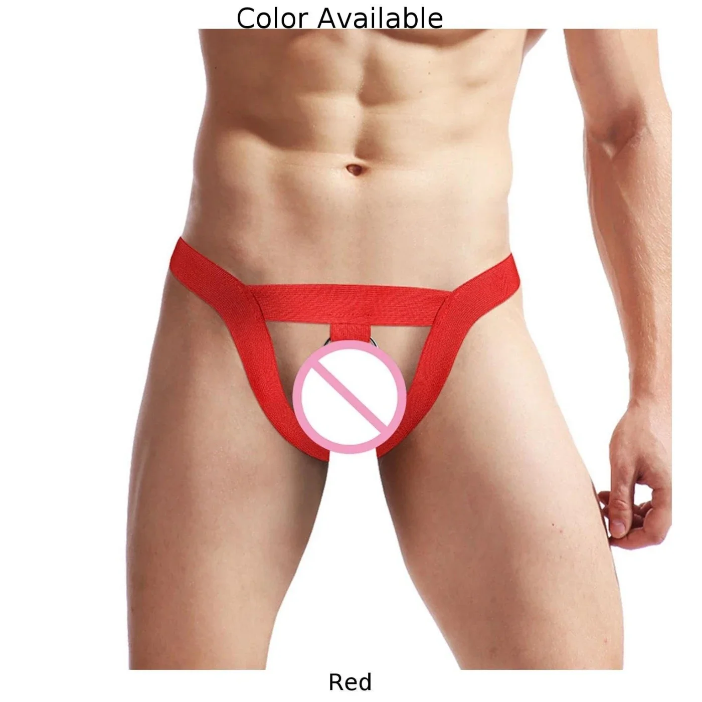 Suspensorio para Hombre, Ropa Interior, Tanga con correa elástica, lencería erótica Sexy, disfraz