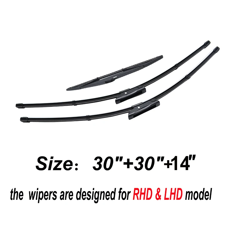 Erick\'s Wiper Front & Rear Wiper Blades For Citroen C4 Grand Picasso C4 Picasso I 2008 - 2013 Windshield Windscreen 30\