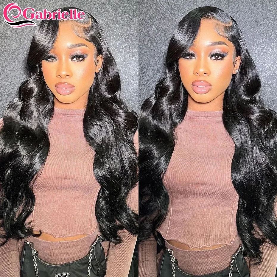 Body Wave 13x6 13x4 Lace Front Human Hair Wigs Glueless Ready to Wear Pre-Cut 5x5 6x4 Closure Wig Pre-plucked 30 Inch Gabrielle