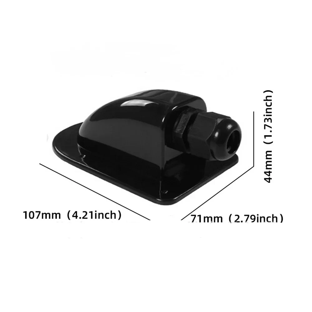 Zonne-aansluitdoos Dubbele kabelinvoerwartel voor zonne-project op auto RV Caravan Boot Cabine Dak Voertuig Jacht Camper Accessoires