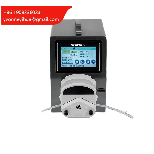 

SCITEK Dispensing Peristaltic Pump 0.01~100rpm Mini Peristaltic Pump For Laboratory
