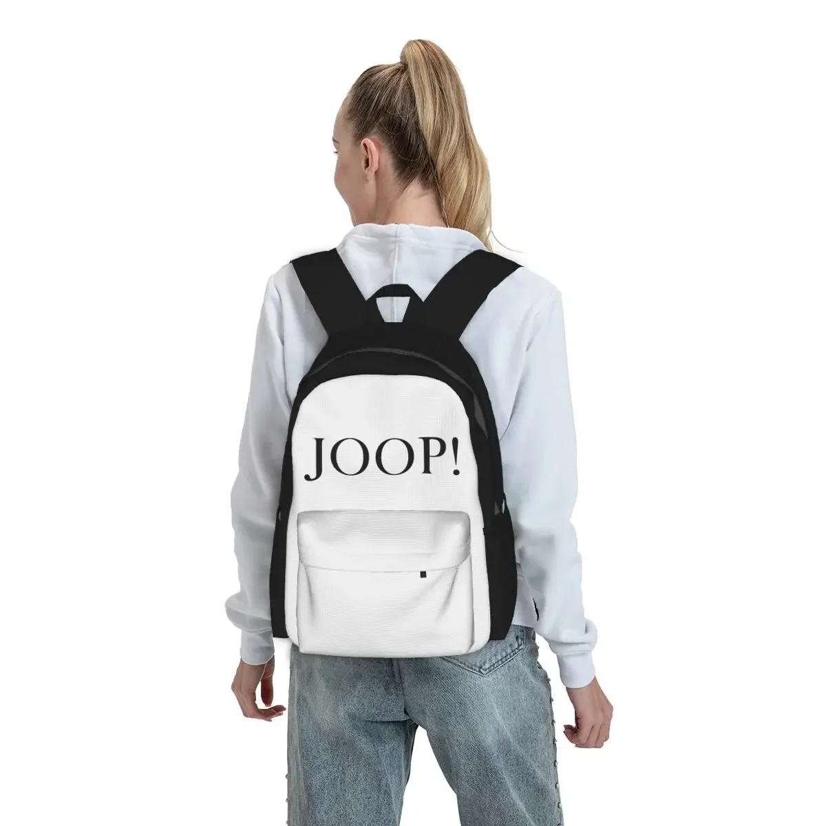 

Fashion Joop Logo Backpack Student BookBag Kids School Bag Computer Shoulder Bags for Men Women