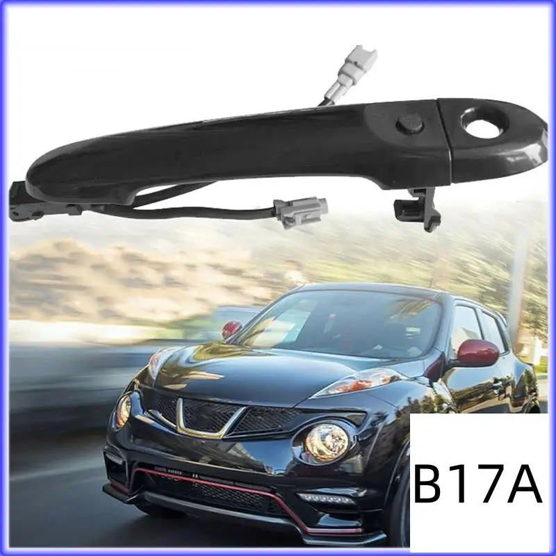 

BT-82644-1FA5A Автомобильный внешний передний O/S водительская правая умная дверная ручка без ключа для Nissan Juke 2010-2019 черный