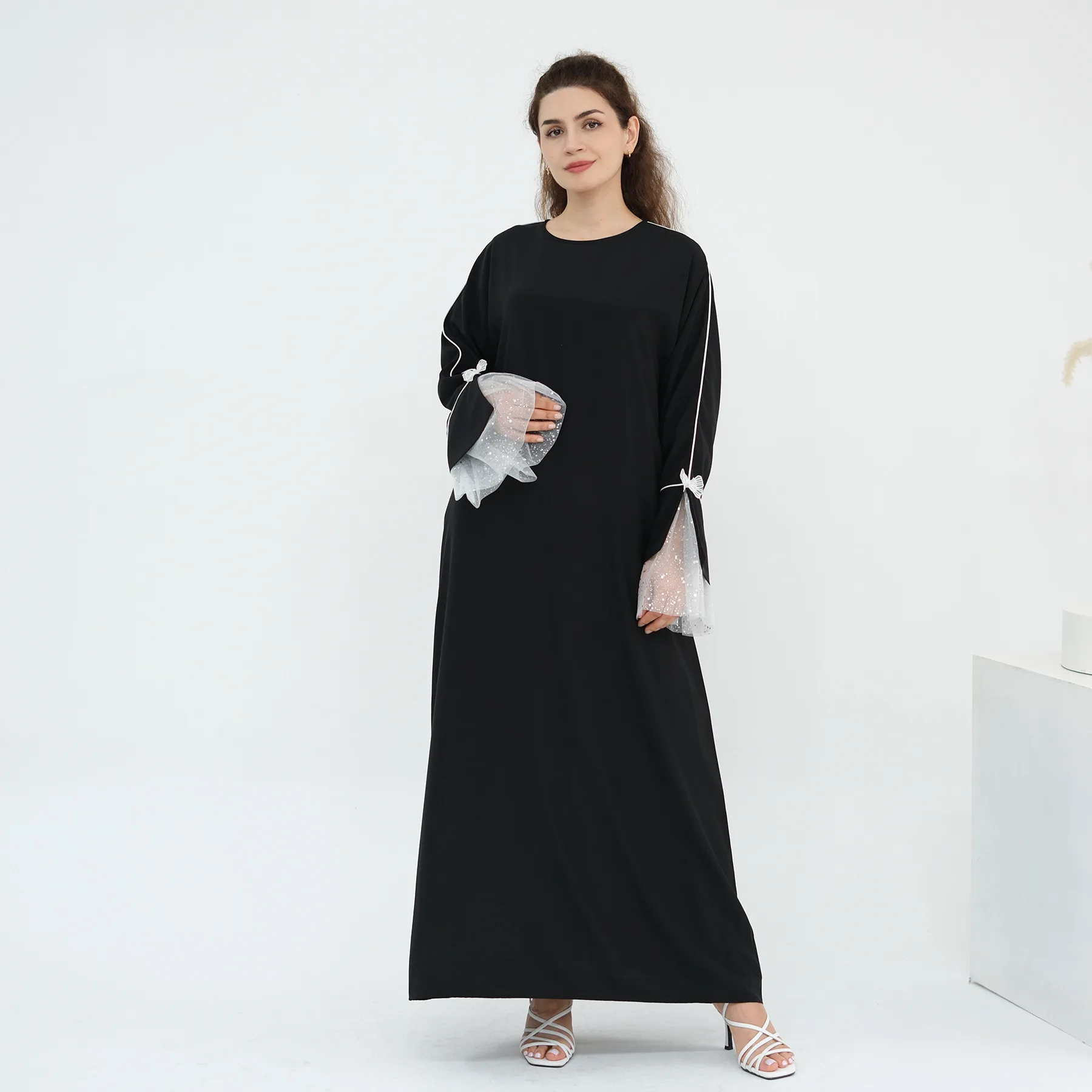 

Abaya Dress Women Muslim Dubai Kaftan Eid Lace Dresses Jalabiya Morocco Abayas Ramadan Islam Vestidos Arab Long Robe 2026