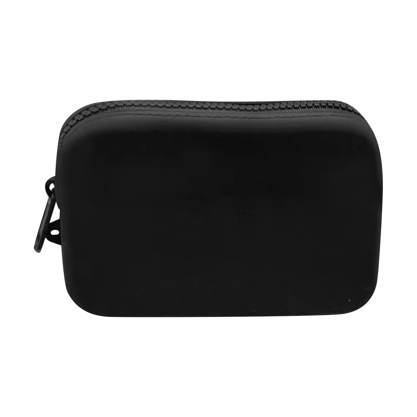 Small Square Silicone Cosmetic Storage Bag Large Capacity Travel Makeup Brush Holder Portable Cosmetic Waterproof Organizer