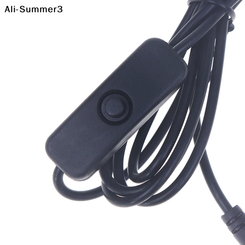 

【YS31】1 шт. USB-кабель с разъемом DC5V для светодиодного источника света, SMD 5730/2835, светодиодные чипы-кольца, черный, 1,5 м, с кабелем-переключателем, 3/5/10 Вт, белый свет
