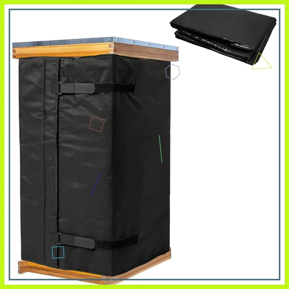 

Регулируемая зимняя пленка для улья на 8 и 10, водонепроницаемая ветрозащитная изоляционная крышка (85x34 дюйма)