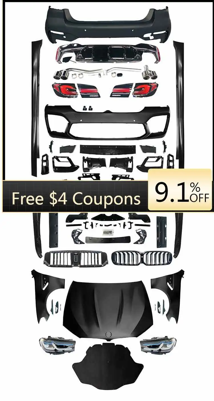 

High quality, safe and reliableNo Need to Cut! 2010-17y BM 5S Series F10 F18 Upgrade to 2021-2023y G30 G38 Lci M5 Car Auto Body