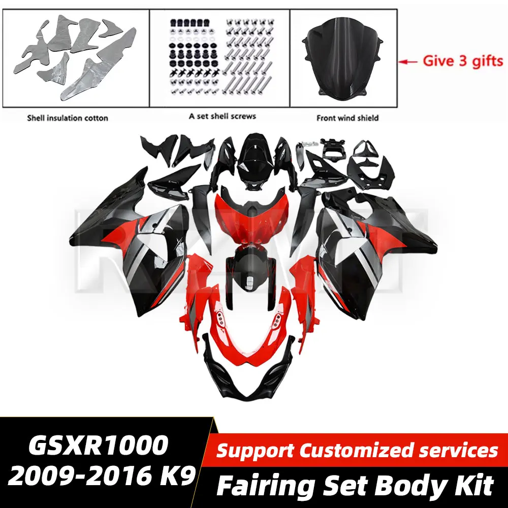 

For Suzuki GSXR GSX-R 1000 2009-2016 K9 Motorcycle Fairing Set Body Kit Bodywork Plastic Accessories Shell Injection 09-16