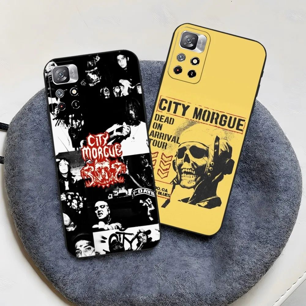 City Morgue Cerberus Phone Case for Xiaomi Redmi Note 13 12 11 9 Ultra 10 Lite POCO F4 F5 X5 Pro Plus Cover