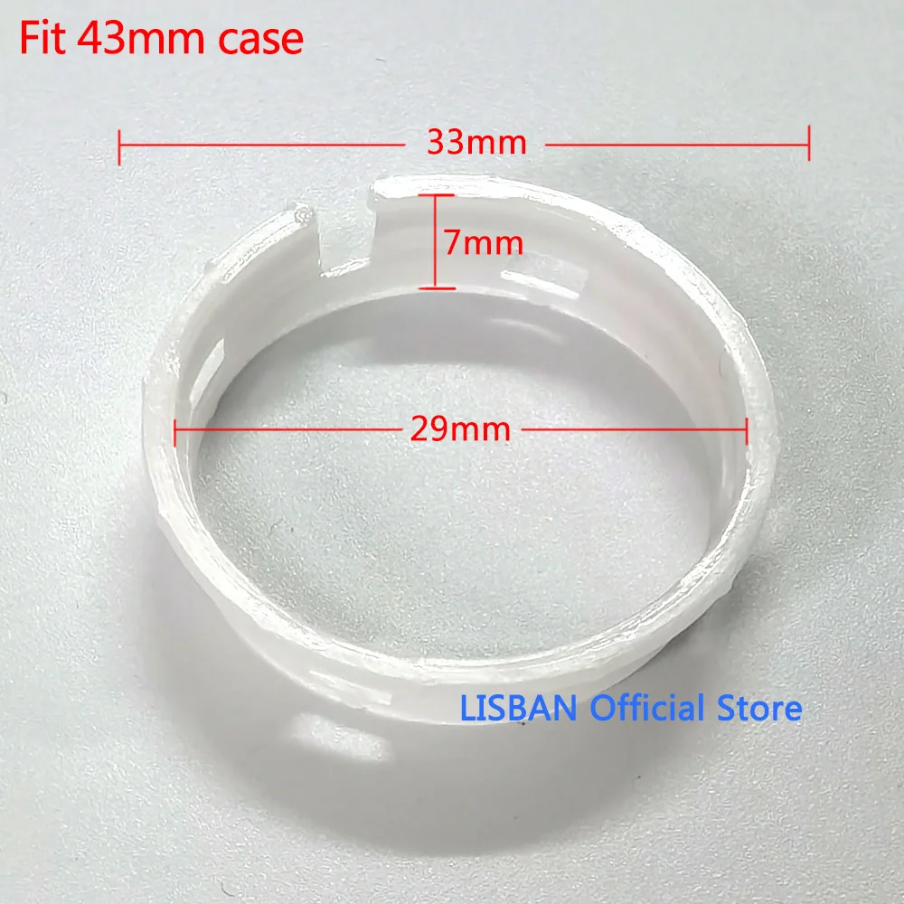 Lisban Plastic Ring Movement Spacer Ring for 40mm 43mm Watch Case NH35 NH36 Movement