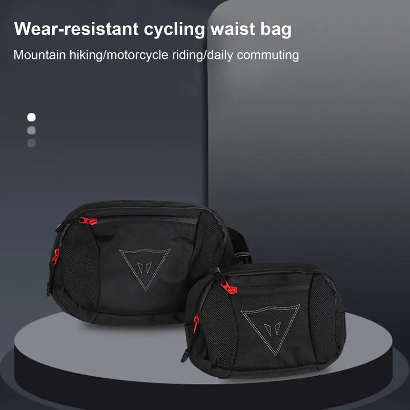 Riñonera reflectante impermeable para motocicleta, riñonera antiarañazos para exteriores, viaje, escalada, senderismo, monedero para teléfono móvil