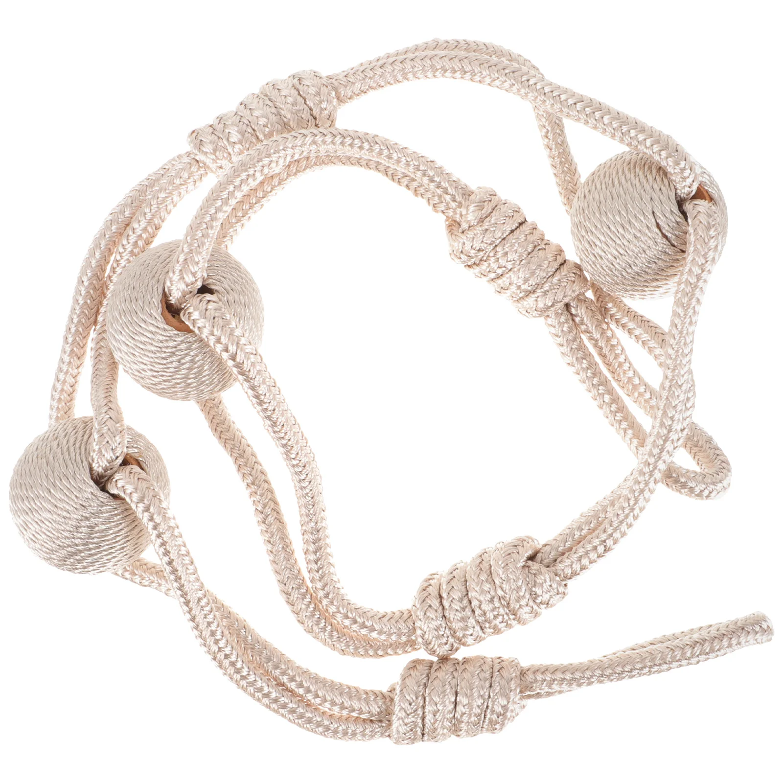 

Adjustable Curtain Tieback Decorative Strap Drapery Rope Binding For Room Home Rustic Country Bohemian Style Space